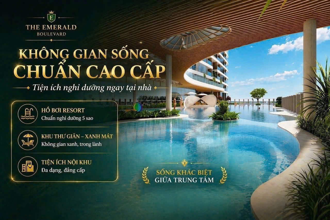 Hệ thông tiện ích the emerald boulevrad
