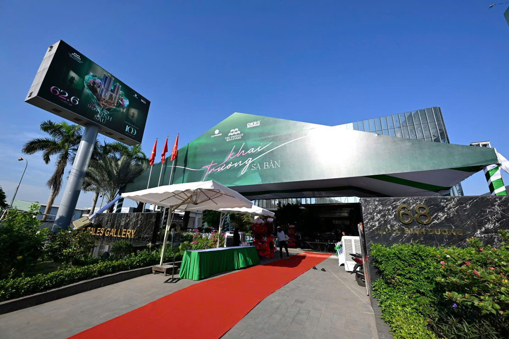 khai trương sa bàn the emerald boulevard