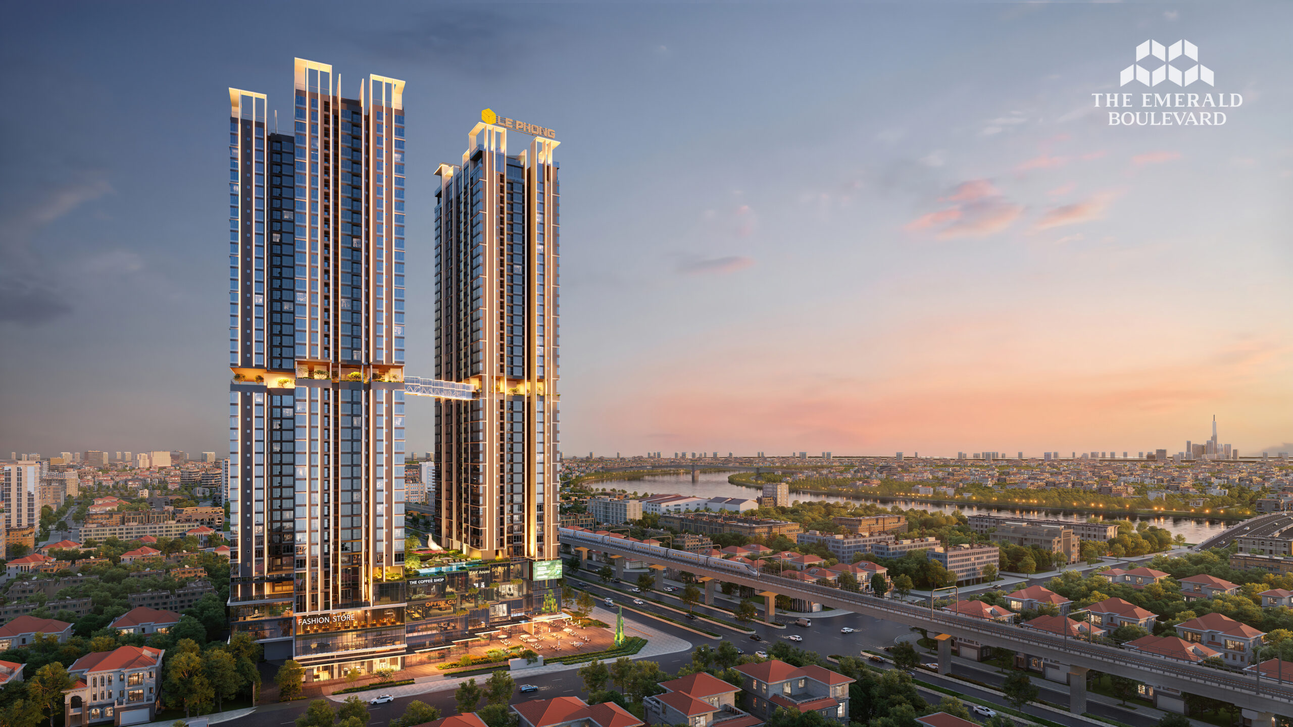 Tổng thể the emerald boulevard
